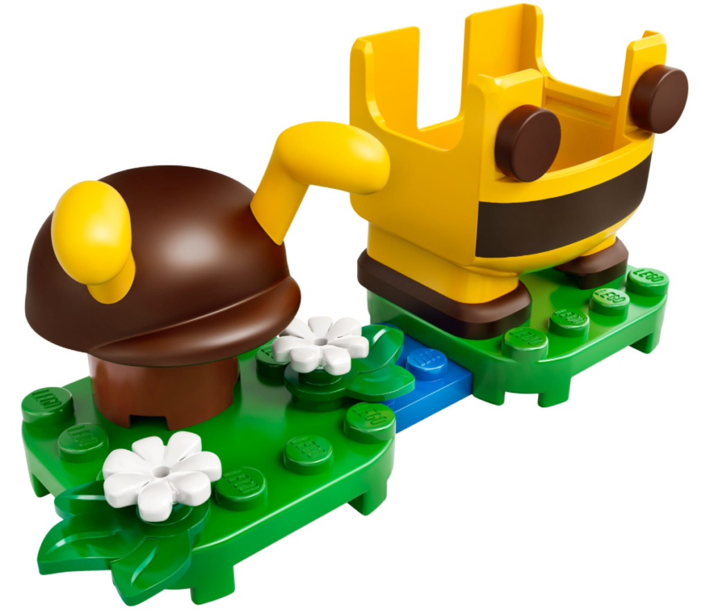 LEGO Super mario 71393 Bee Mario Power Up Pack contents