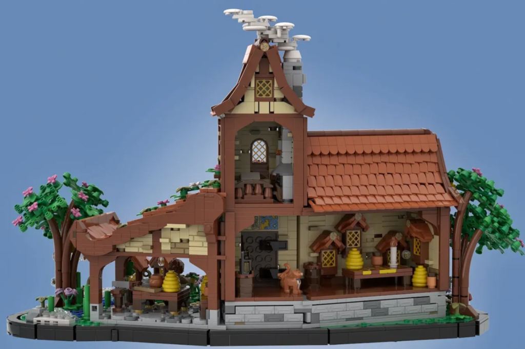 LEGO Ideas medieval bee farm 4 1024x682