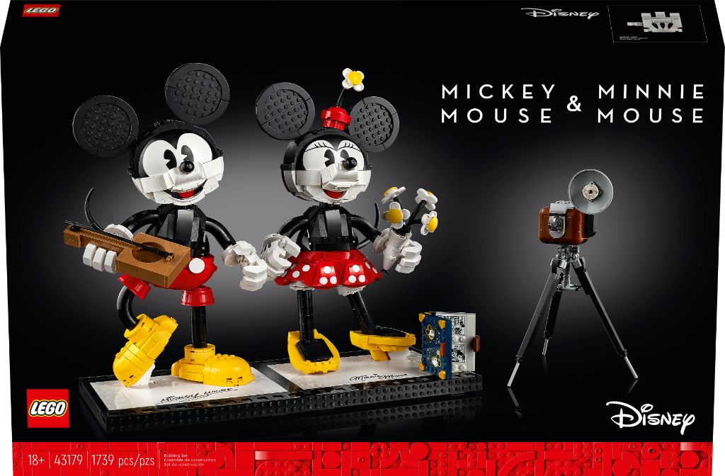 LEGO Disney 43179 Mickey Mouse and Minnie Mouse Buildable Characters 12