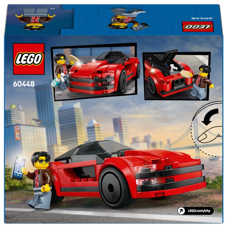 LEGO City 60448 Sports Car box back