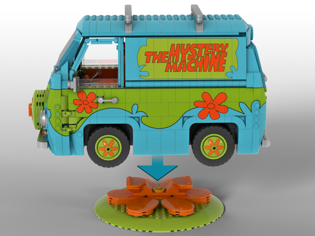 LEGO Ideas Scooby Doo Mystery Machine 2