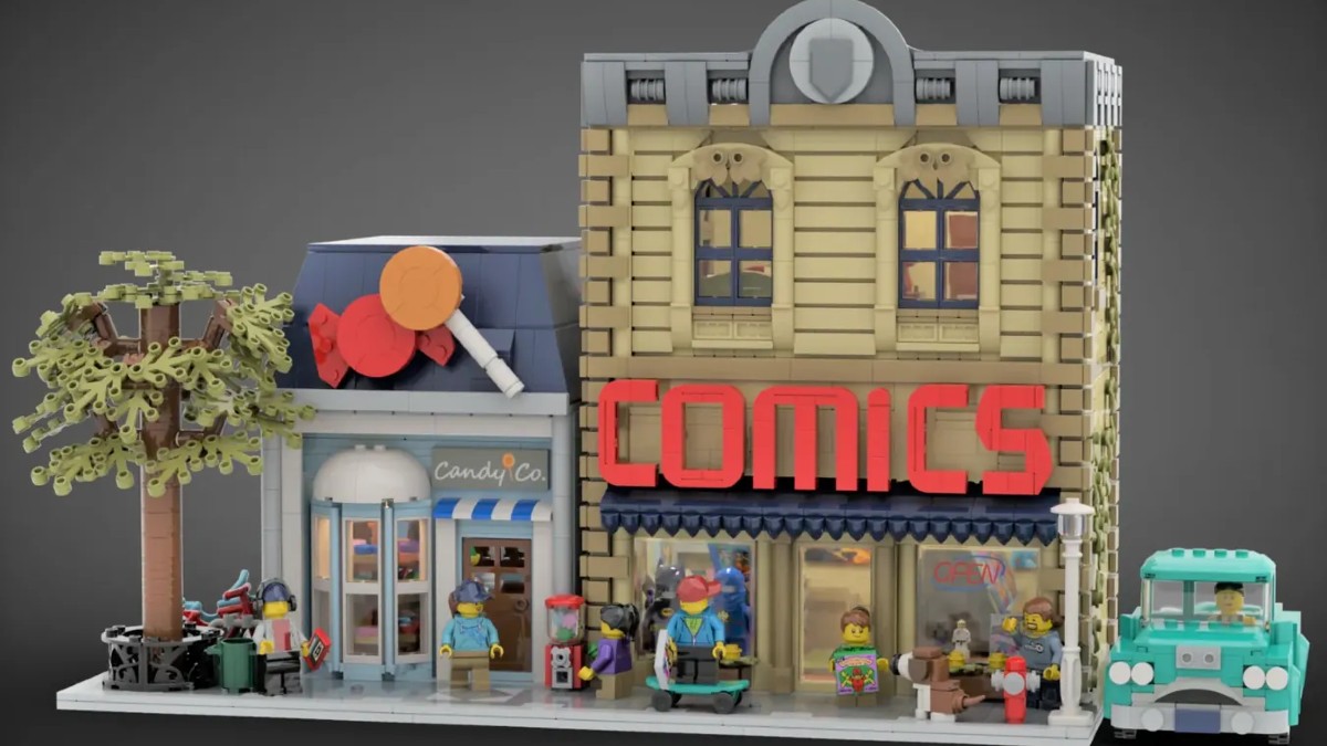 Candy and comics join first 2023 LEGO Ideas review