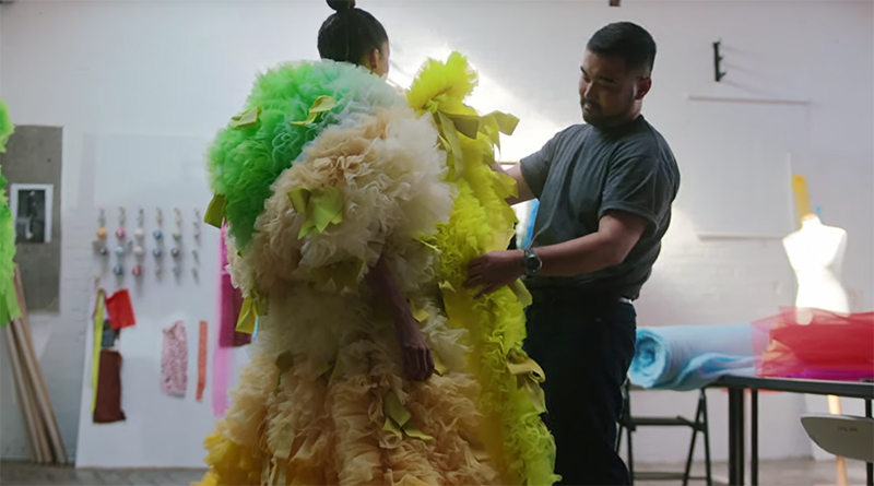 Dress designer Tomo Koizumi talks creativity in LEGO Rebuild the World video