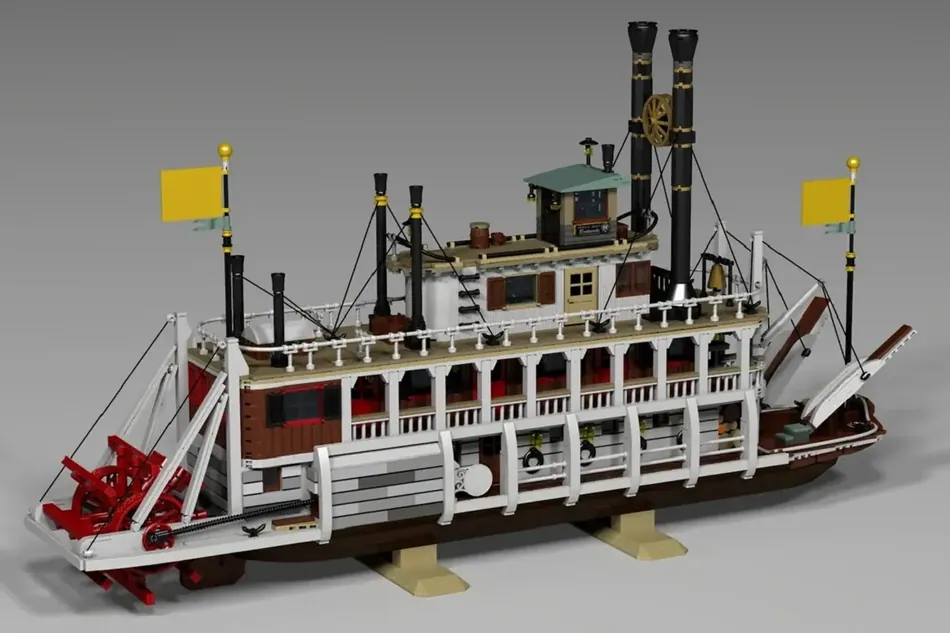 LEGO Ideas Western River Steamboat 1