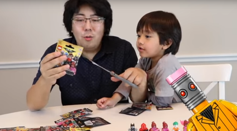 Toy unboxer and LEGO fan is YouTube’s biggest earner for 2018