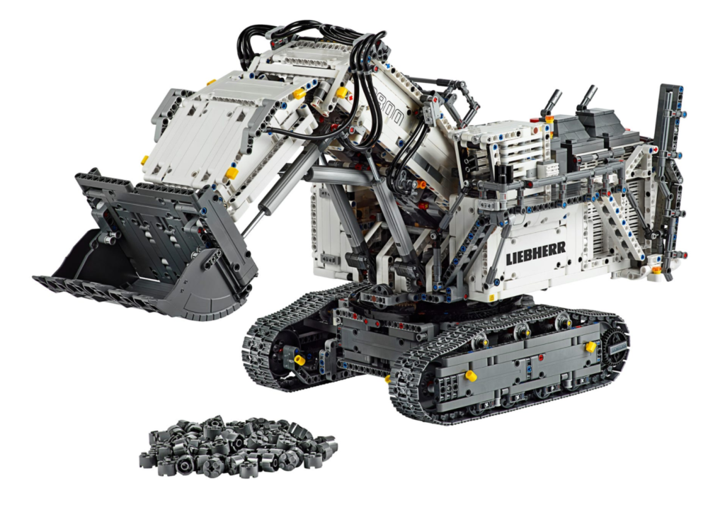 LEGO Technic 42100 Liebherr R 9800 Excavator contents