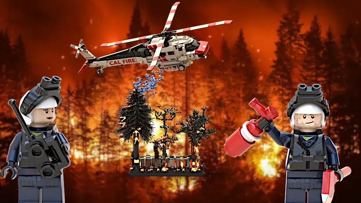 LEGO Sikorsky S-70i Firehawk flies into second 2022 Ideas review
