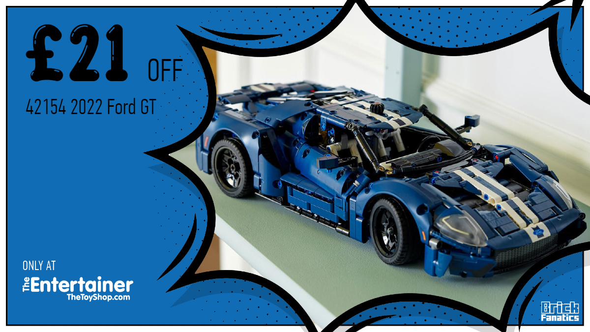 Save £21 on LEGO Technic 42154 2022 Ford GT while stocks last 
