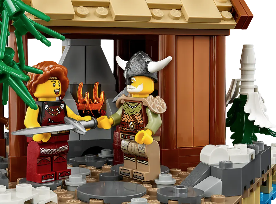 LEGO Ideas 21343 Viking Village fern