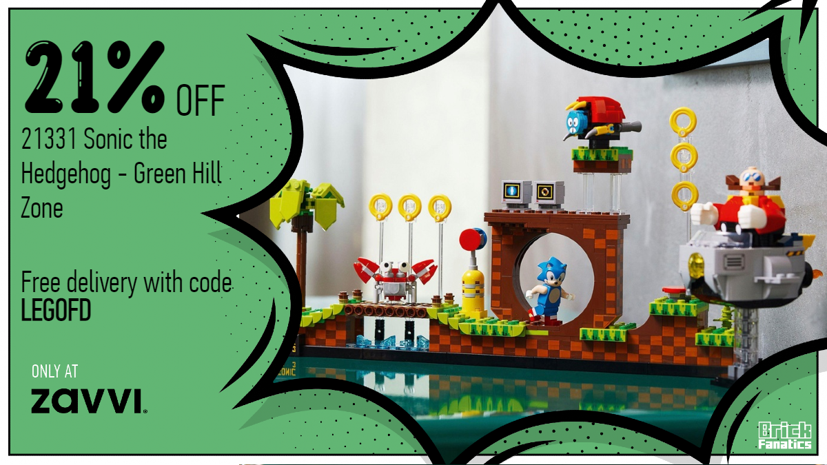 Gotta go fast: save £18 on 21331 Sonic the Hedgehog Green Hill Zone