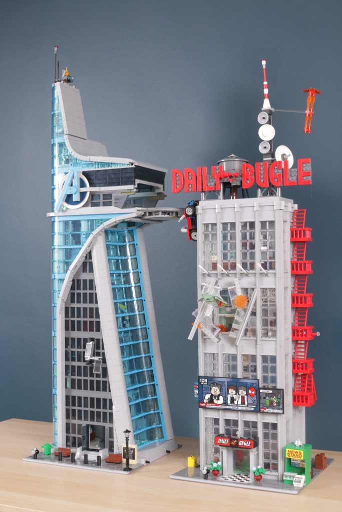 LEGO Marvel 76269 Avengers Tower review andn 76178 Daily Bugle comparison 97 683x1024