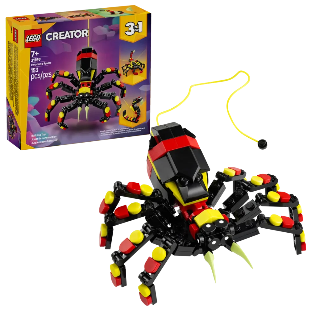 LEGO Creator 3 in 1 31159 Wild Animals Surprising Spider 2 1024x1024