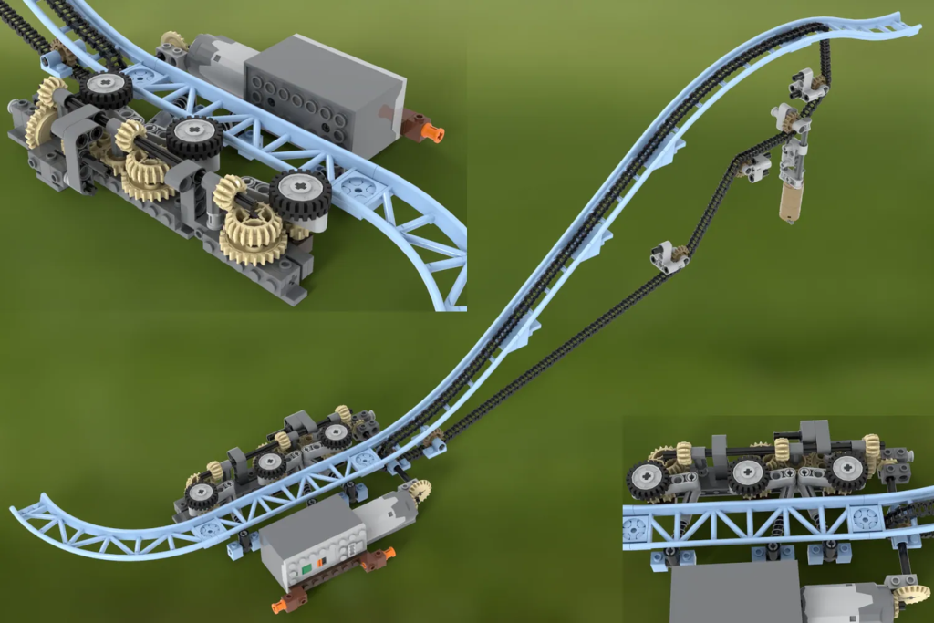 LEGO Ideas Working Log Flume 14 1024x683