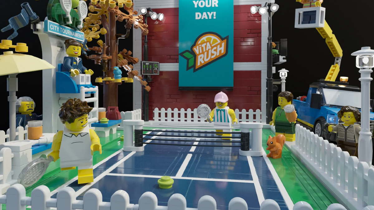 Game, set and match: LEGO Ideas tennis court scores 10,000 supporters