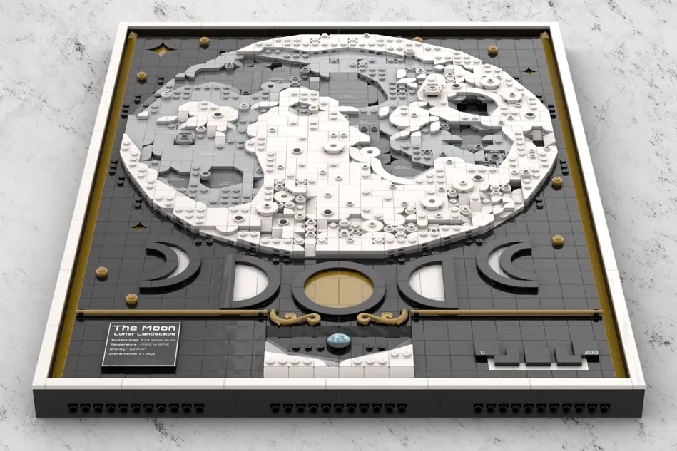 LEGO Ideas The Moon Lunar Landscape 5