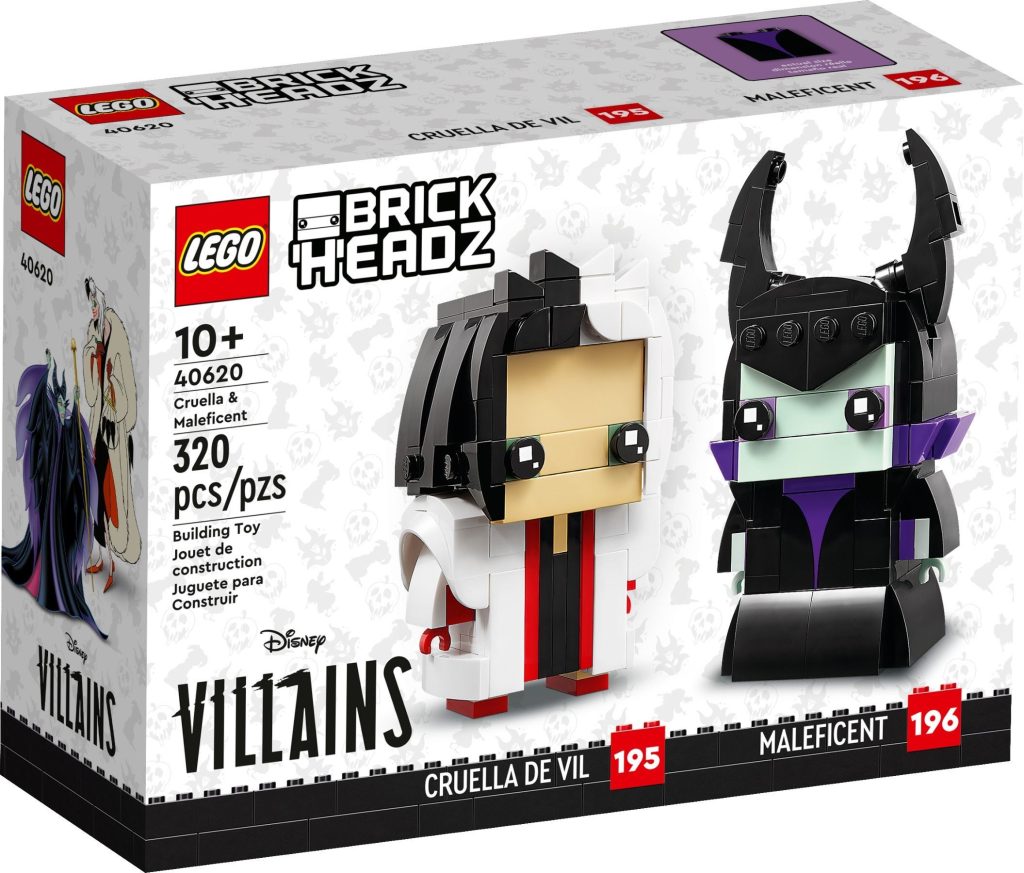 LEGO Disney BrickHeadz 40620 Cruella Maleficent official 2 1024x873
