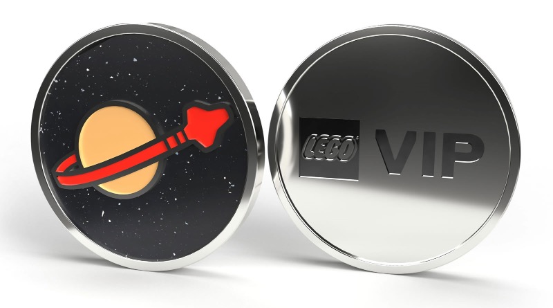 The LEGO Classic Space VIP Collectible Coin is selling for unbelievable money on eBay