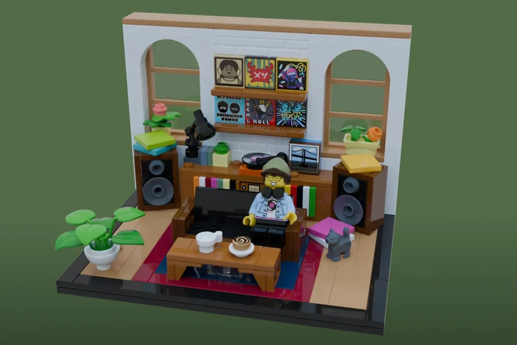 LEGO Ideas the dude plants n vinyl 1024x683