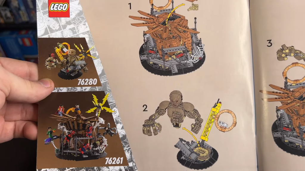 lego marvel 76161 spider man final battle 76280 sandman final battle combined minisuperheroestoday video 1 2 1024x576