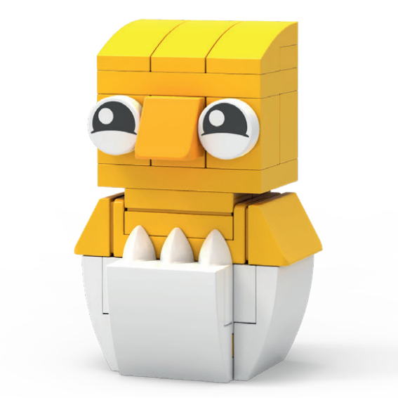 lego pick a brick chick in egg