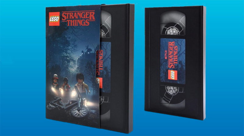 LEGO Stranger Things exclusive VHS design notebook for VIPs