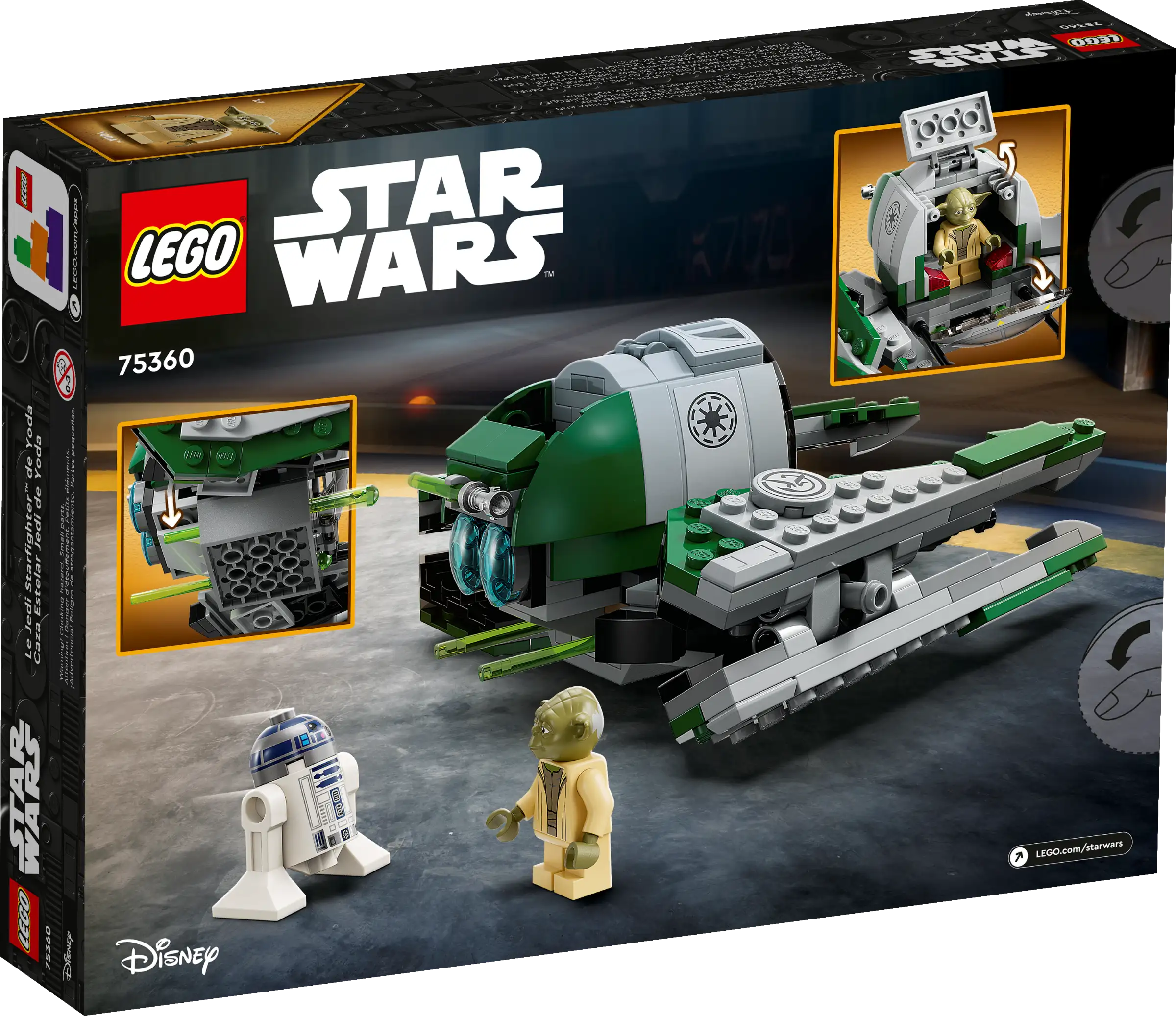 LEGO Star Wars 75360 Yodas Jedi Starfighter 07