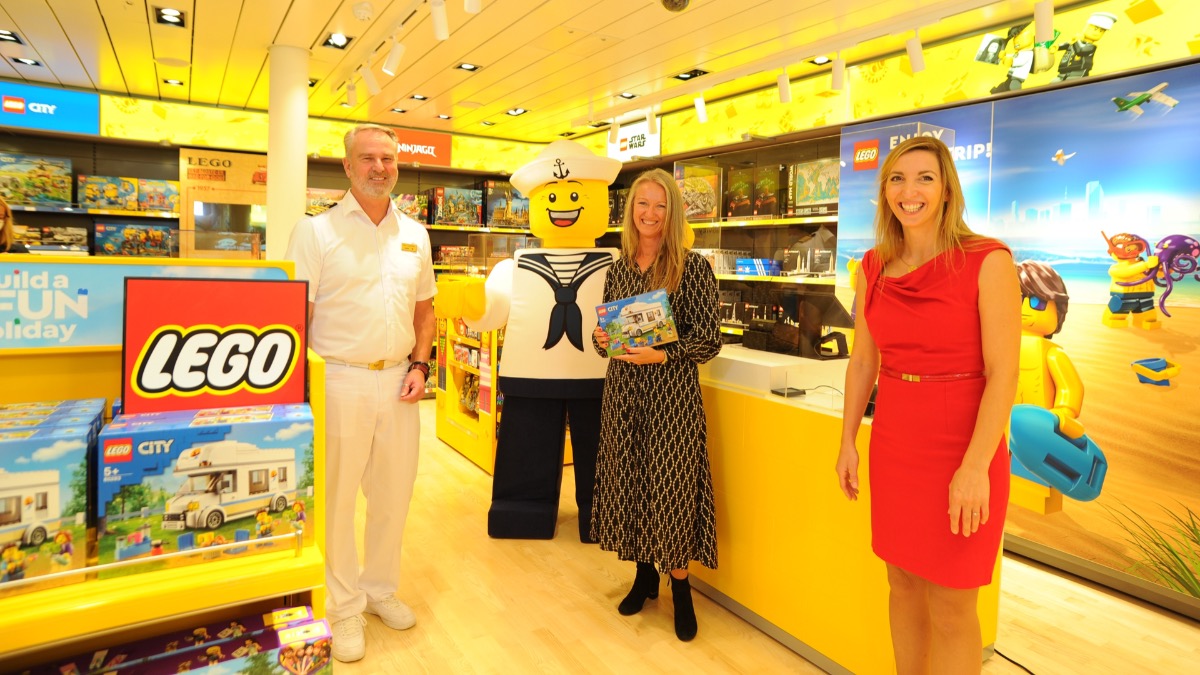 LEGO opens its first brand store on a cruise ship