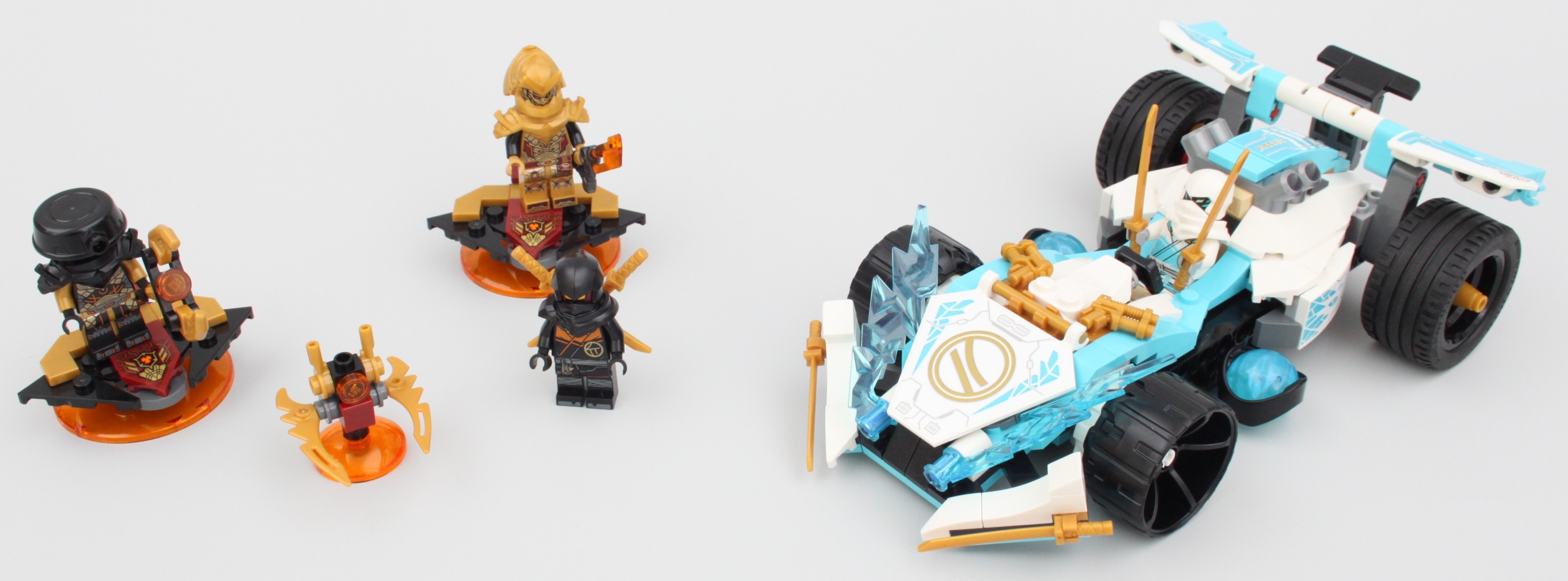LEGO NINJAGO 71791 Zanes Dragon Power Spinjitzu Race Car review 1 scaled