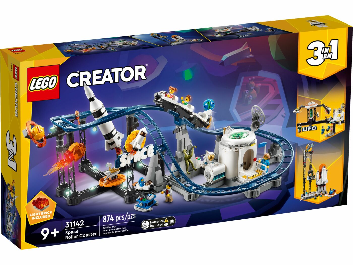 LEGO Creator 3 in 1 31142 Space Roller Coaster 0