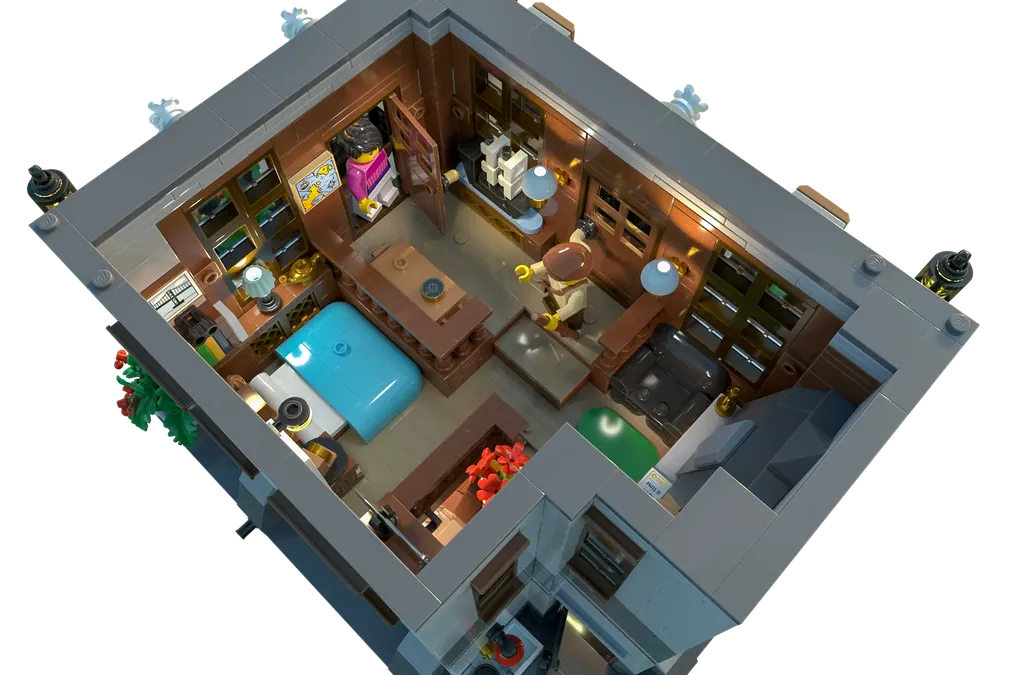 LEGO Ideas Mediterranean Restaurant 12