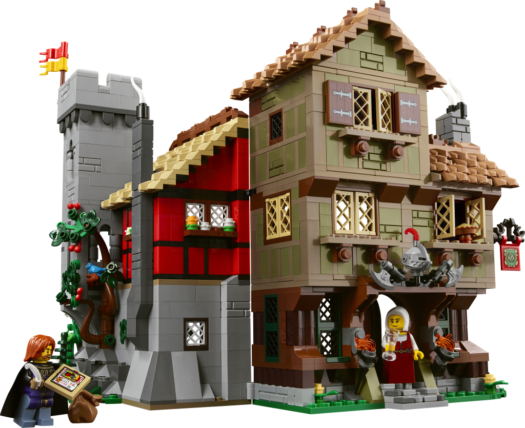LEGO Icons 10332 medieval town square tavern 1024x835