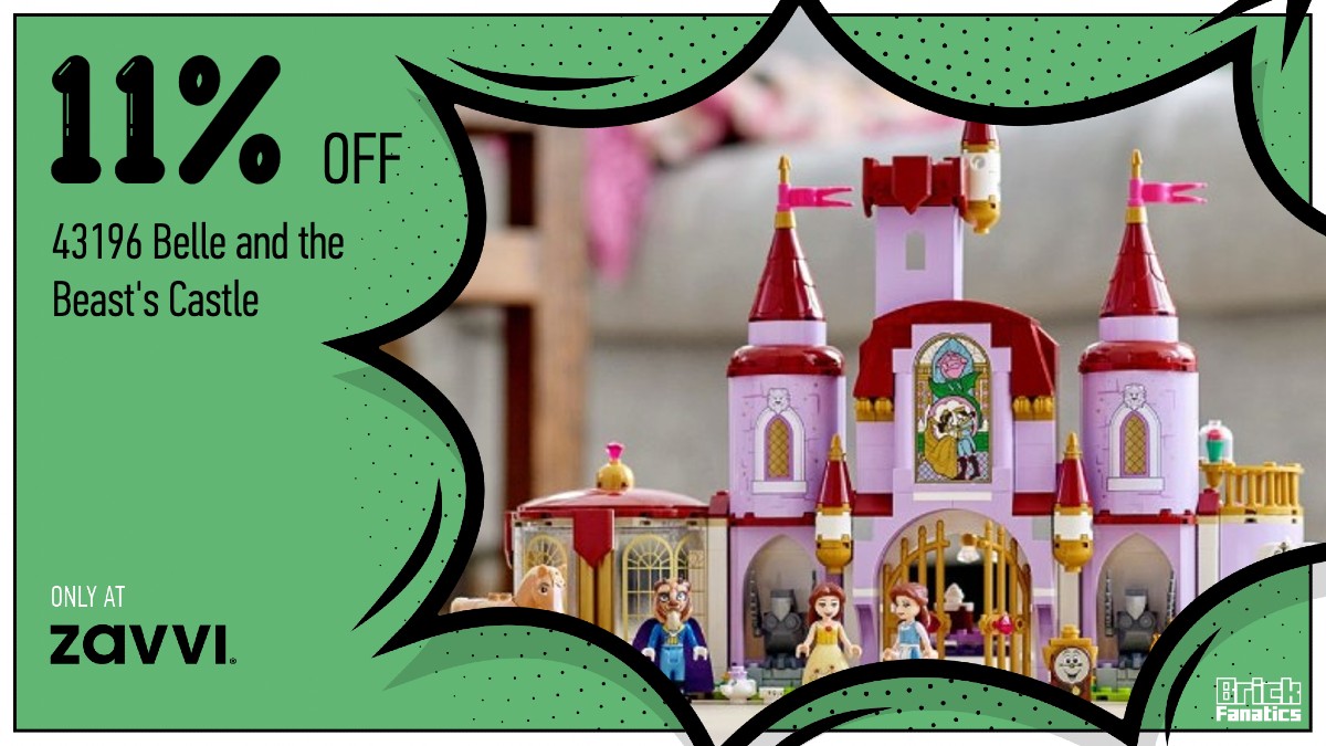 Get your happily ever after with 11% off LEGO Disney 43196 Belle and the Beast's Castle