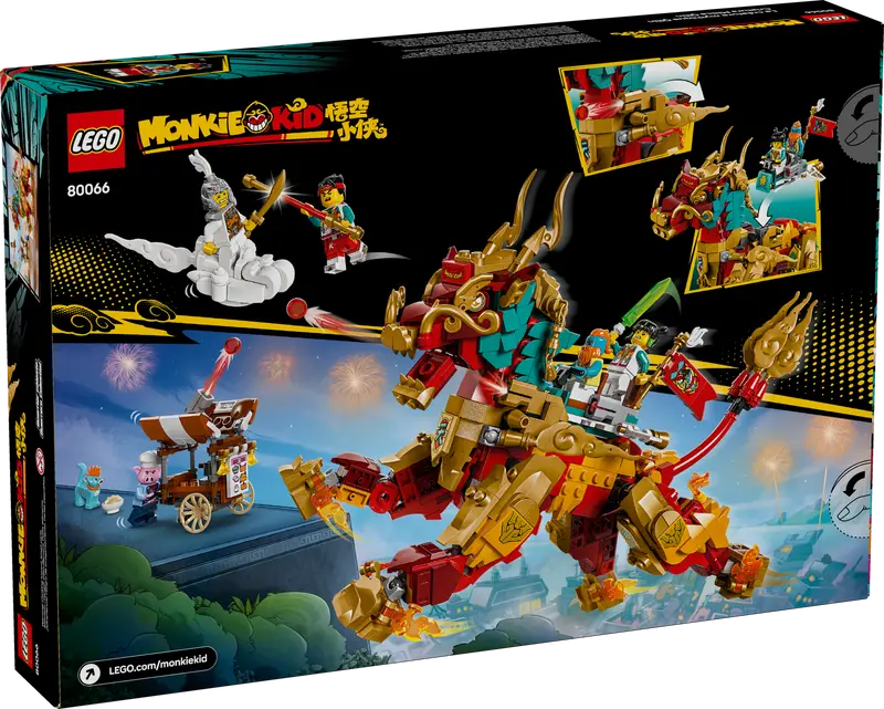 LEGO Monkie Kid 80066 Mythical Creature Qilin Box