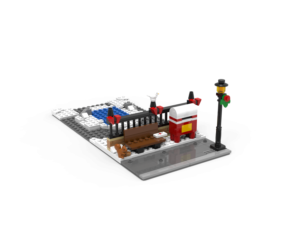 LEGO modular building add on Winter Scene Pick a Brick 1024x819
