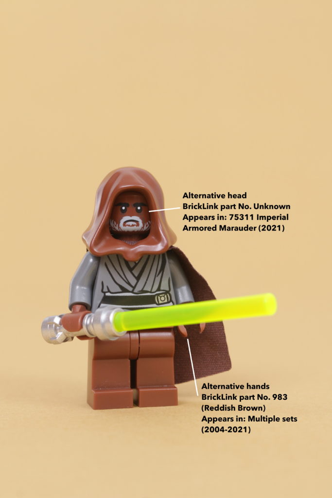 How to build a LEGO Star Wars Jedi Bob 75309 UCS Republic Gunship minifigure 5 How to build a LEGO Star Wars Jedi Bob 75309 UCS Republic Gunship minifigure 12 annotated