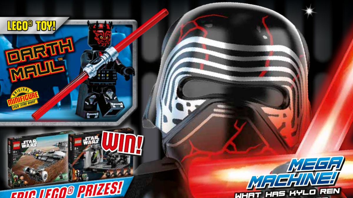 Score a free Darth Maul minifigure in the latest LEGO Star Wars magazine