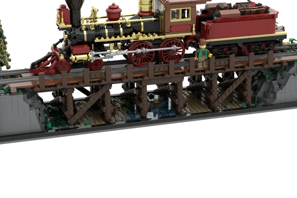 LEGO Ideas 1800s Railroading Bridges and Engines 3 1024x683