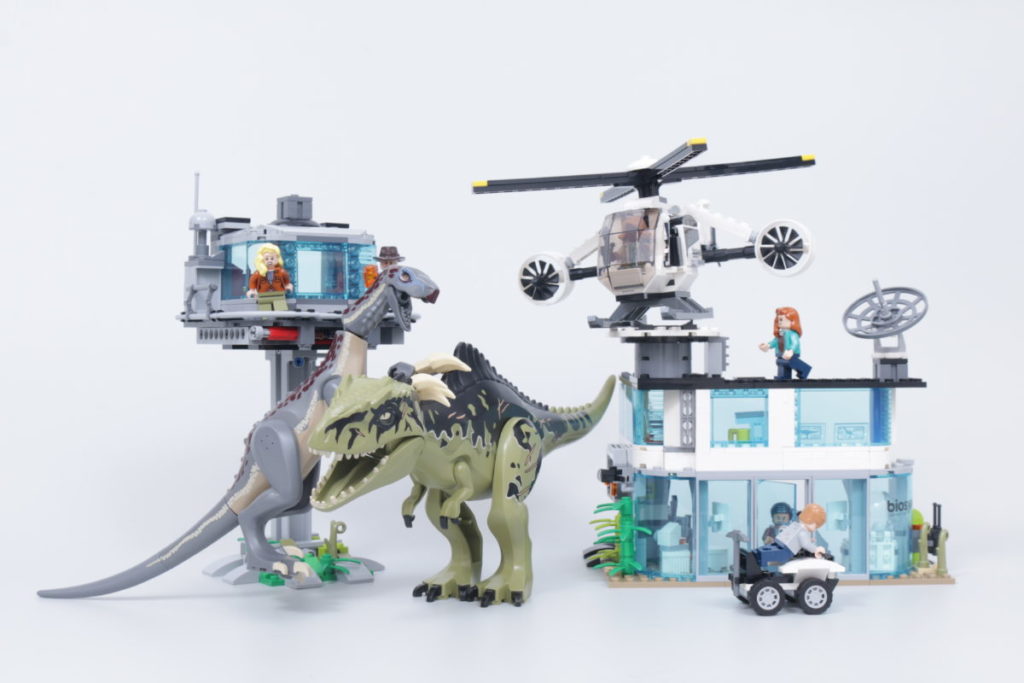 LEGO Jurassic World 76949 Gigantosaurus Therizinosaurus Attack review 2 1024x683