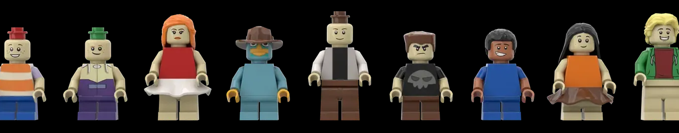 LEGO Ideas Phineas and Ferb doofenshmirtz evil inc minifigures