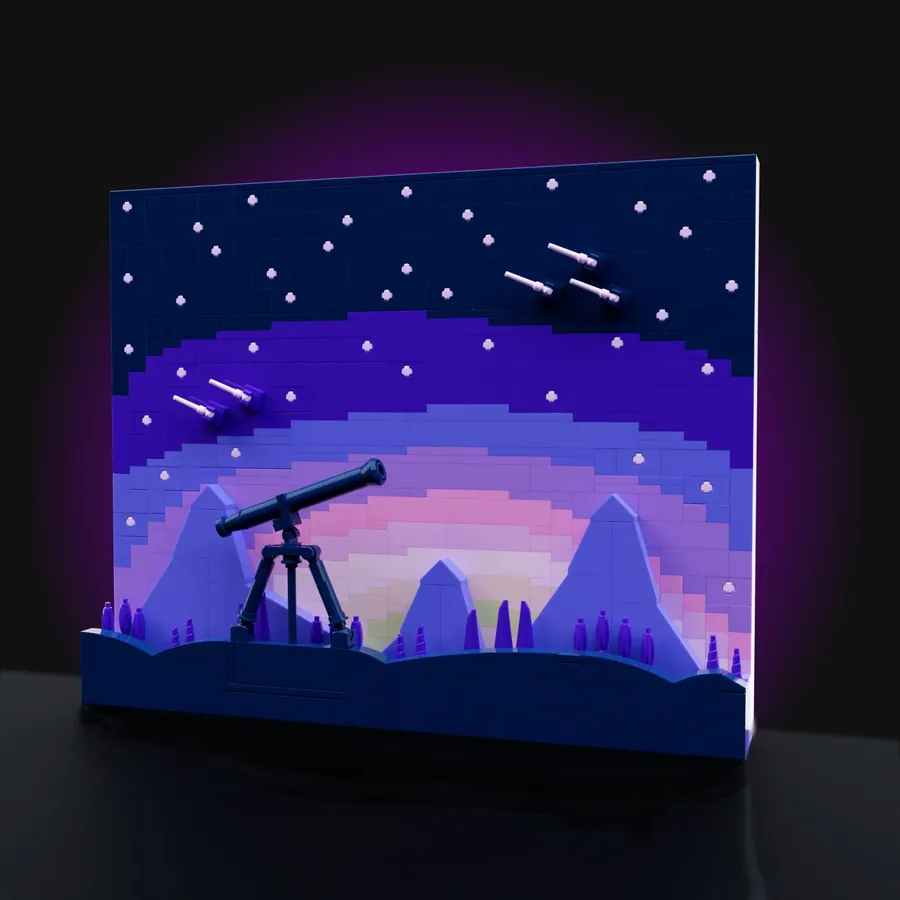 lego ideas space postcard challenge sky full of stars