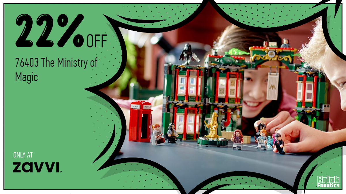 Huge LEGO Harry Potter deal on 76403 The Ministry of Magic at Zavvi