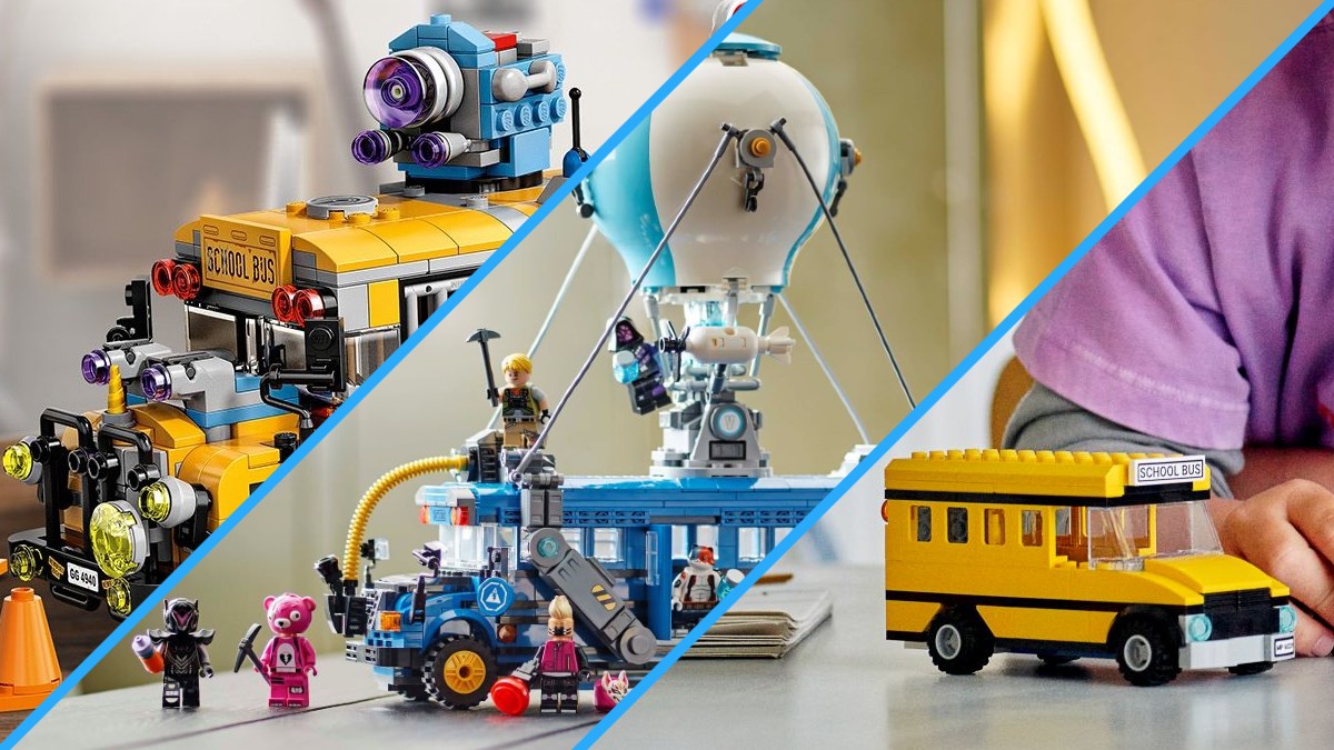 The evolution of LEGO school buses – from Friends to LEGO Fortnite