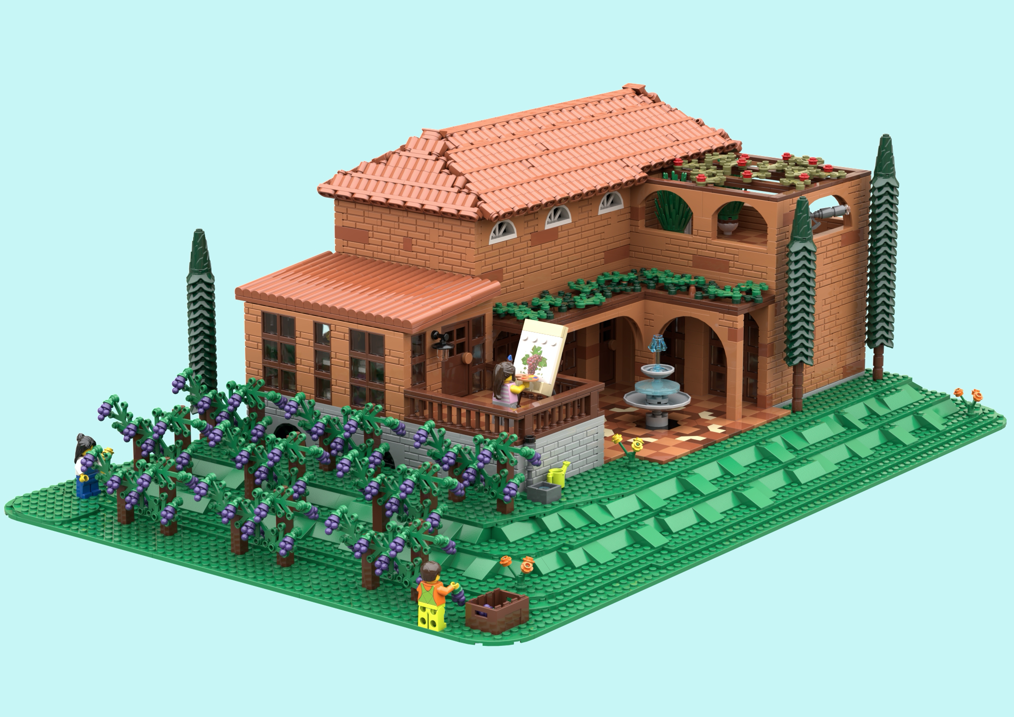LEGO BrickLink Designer Program Series 5 Tuscan Villa and Vinery
