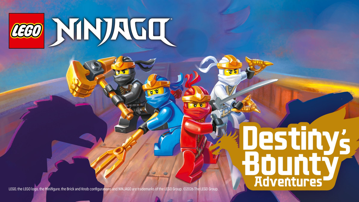 LEGO NINJAGO Destiny’s Bounty Adventures to debut at Gen Con 2026