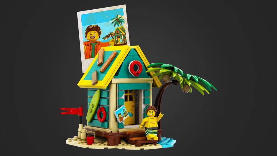 LEGO Ideas Beach Hut Photo Holder