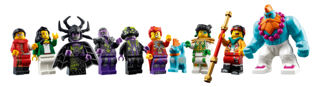 LEGO 80023 monkie kid dronecopter minifigures