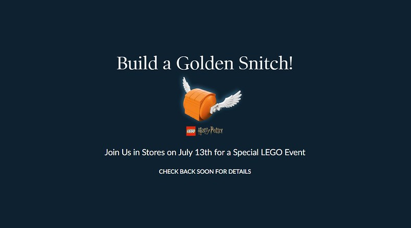 LEGO Harry Potter make and take event at Barnes & Noble today
