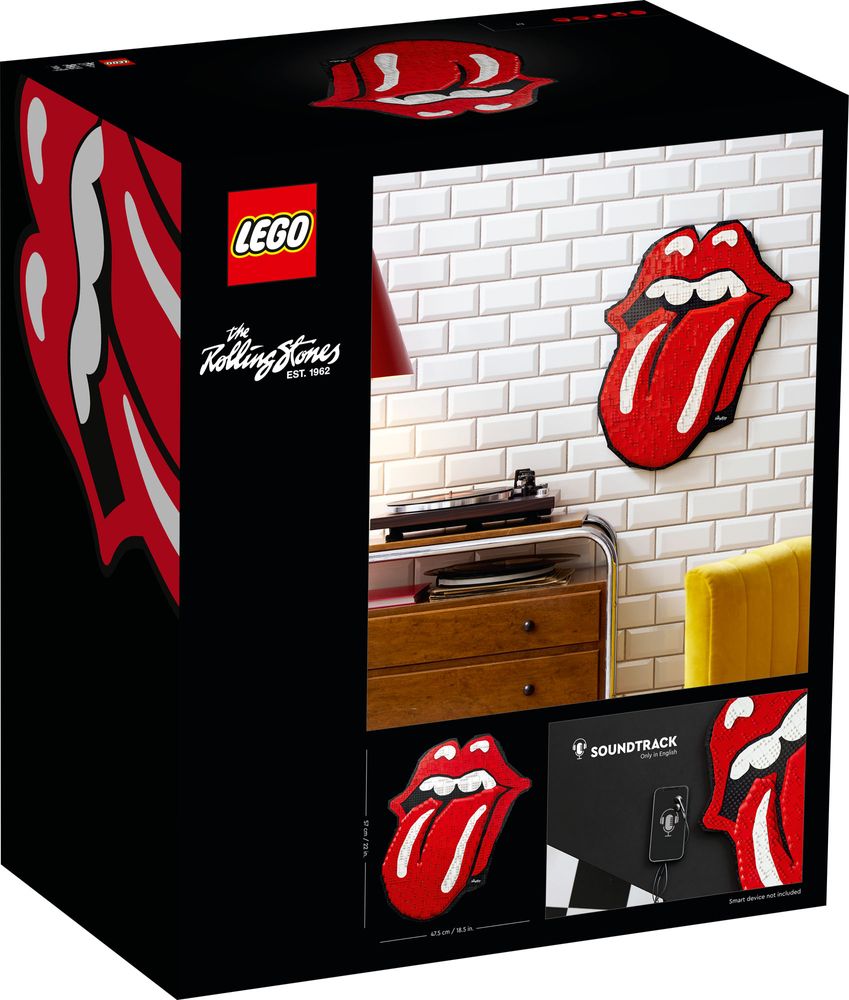 LEGO Art 31206 Rolling Stones box back