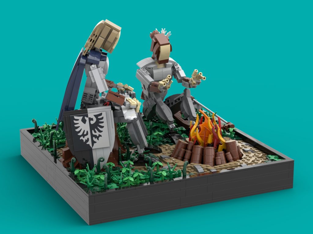 LEGO BrickLink designer program two resting knights 3 1024x768