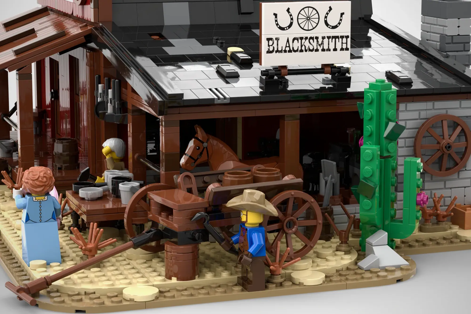 LEGO Ideas Blacksmith – Wild West 5